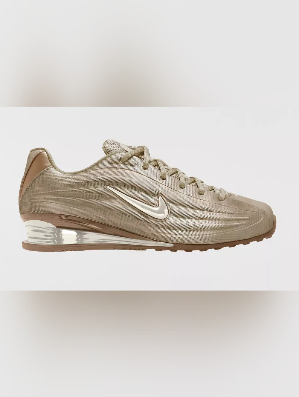 NEW!!! Nike Women's Shox Z Sneakers,Color: Oatmeal/Phantom-Linen, Size W7 - Picture 2 of 16